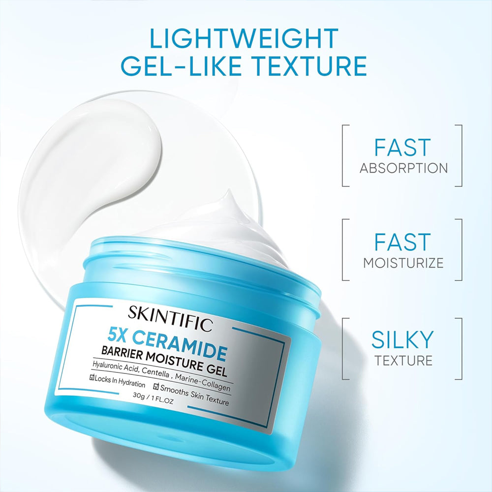 Skintific 5X Ceramide Barrier Moisture Gel - features