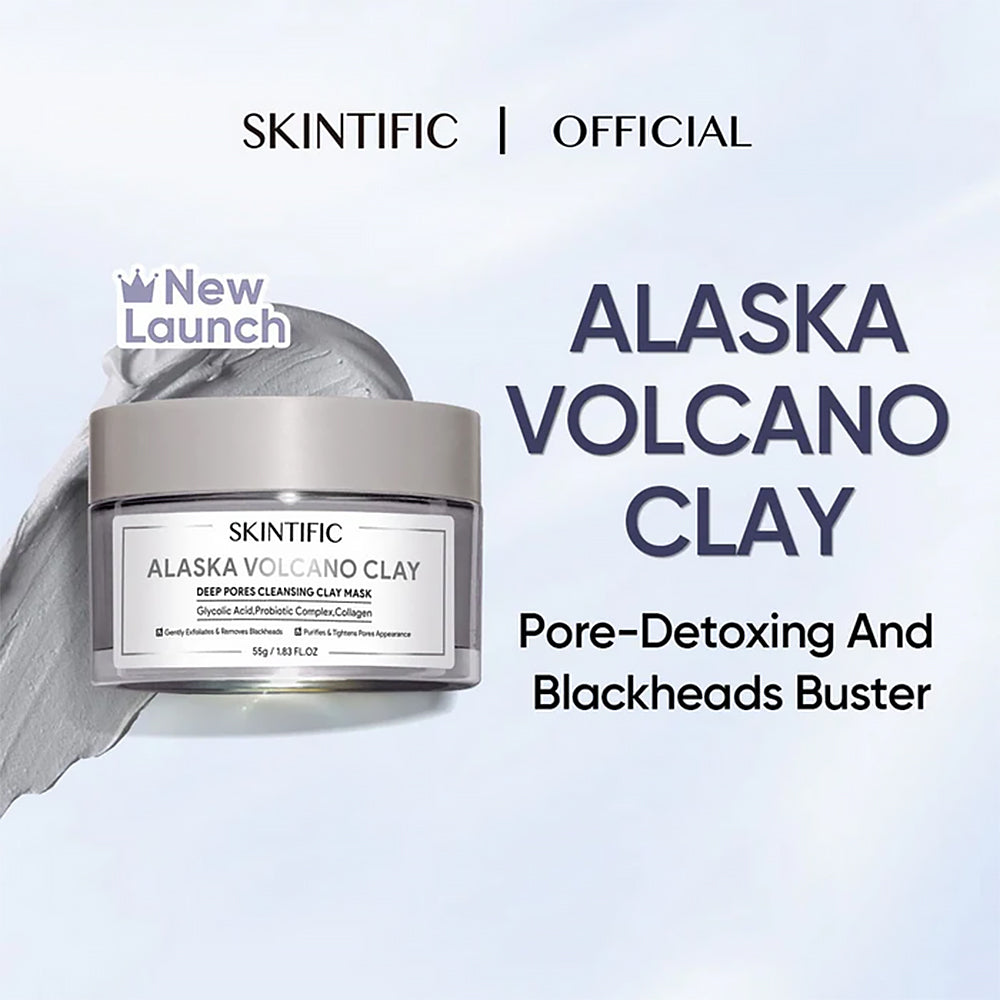 Skintific Alaska Volcano Deep Pores Cleansing Clay Mask 55g | Bini Beauty AU NZ