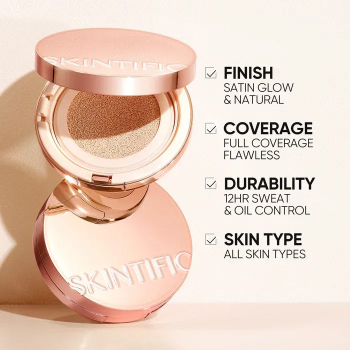 Skintific Cover All Perfect Cushion SPF 35 PA++++ - key features
