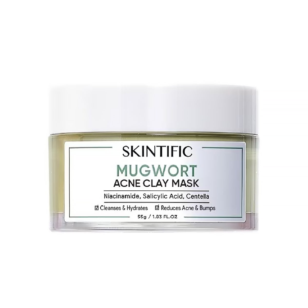 Skintific Mugwort Acne Clay Mask 55g | Bini Beauty AU NZ