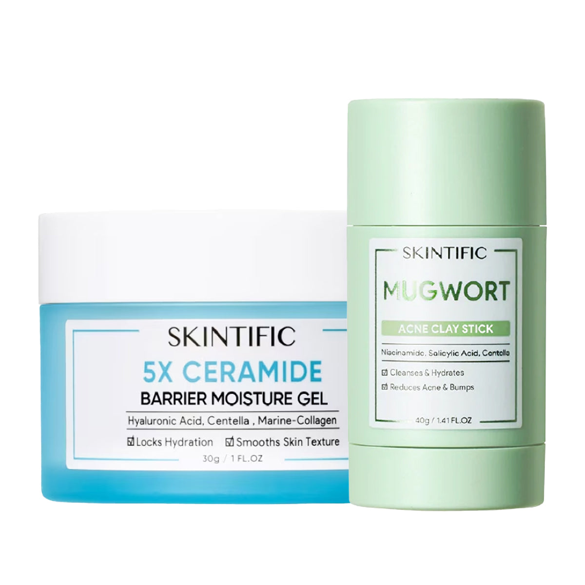 Skintific Anti Acne & Barrier Moisture Bundle | Bini Beauty AU NZ