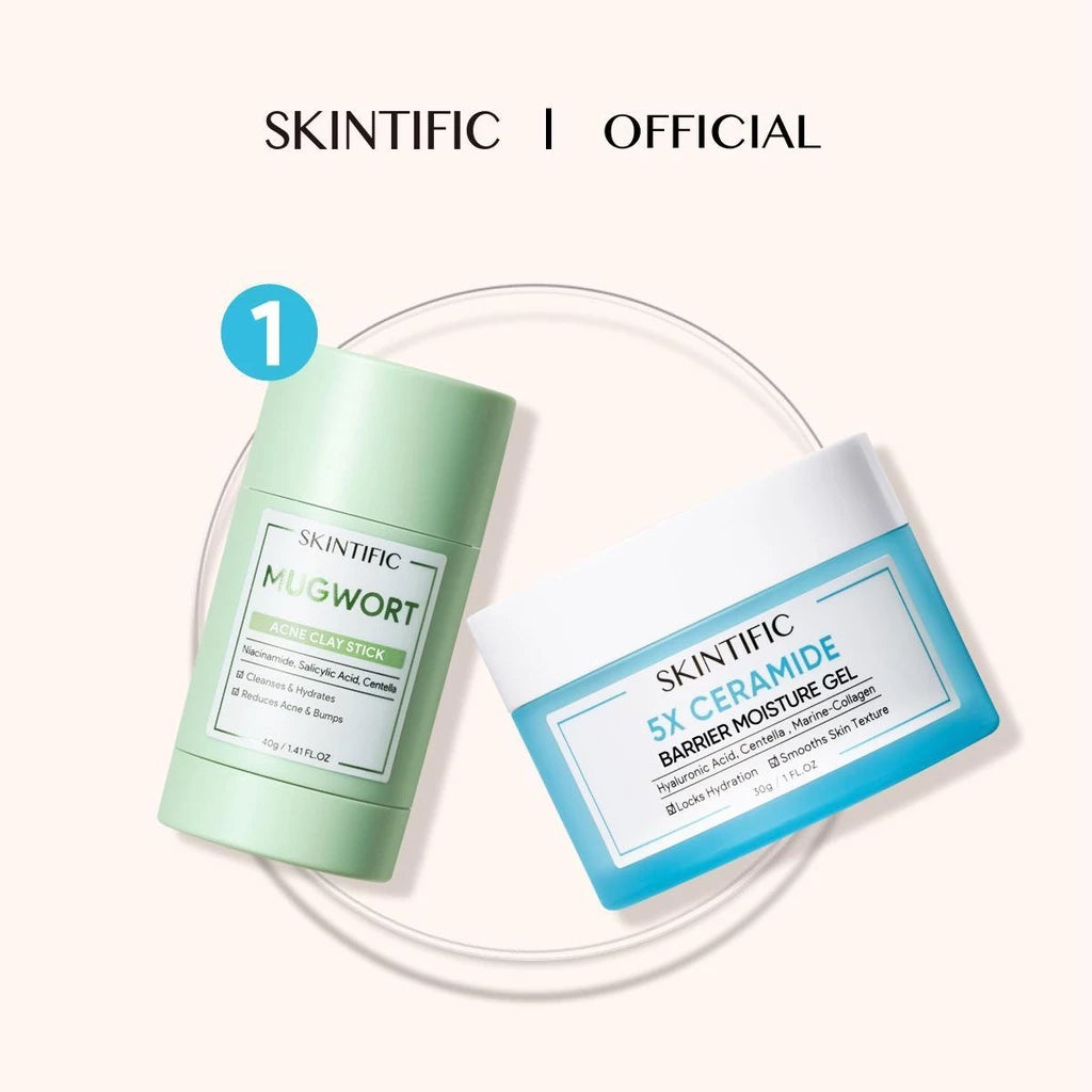 Skintific Anti Acne & Barrier Moisture Bundle | Bini Beauty AU NZ