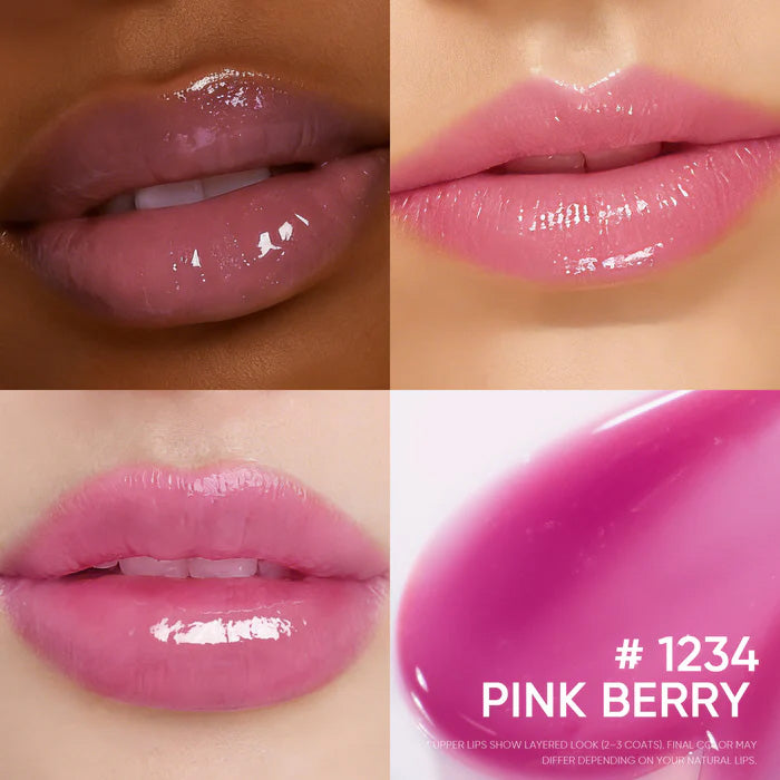 Skintific Peptide Nourishing Brightening Lip Serum in Pink Berry shade