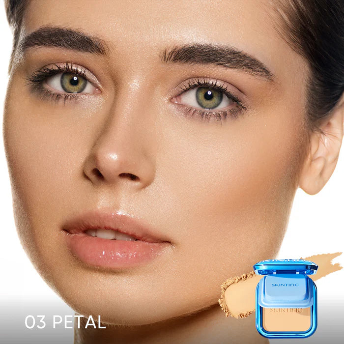 Skintific Ultra Cover Powder Foundation in 03 Petal shade