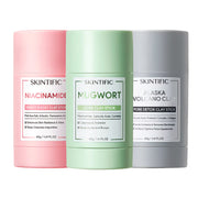 Skintific Clay Stick Trio Bundle (Bright Boost + Pore Detox + Mugwort Acne) | Bini Beauty AU NZ