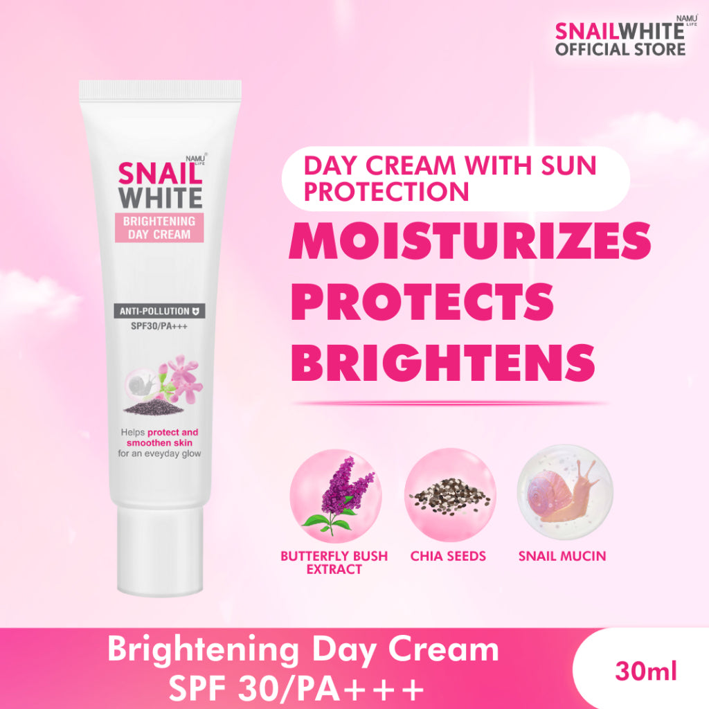 SNAILWHITE Brightening Day Cream SPF30 30ml | Bini Beauty NZ AU