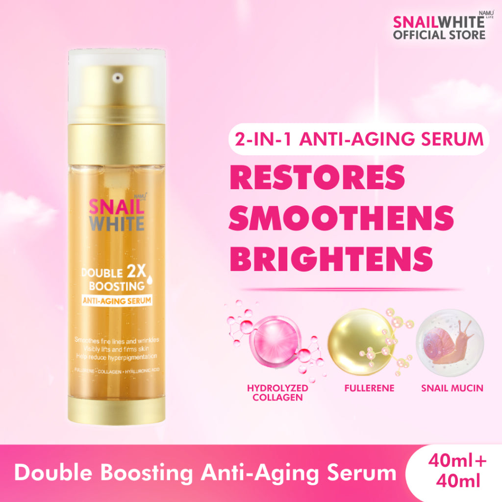 SNAILWHITE Double Boosting Anti-Aging Serum | Bini Beauty NZ AU