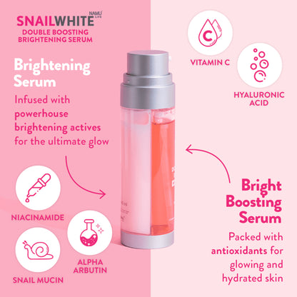 SNAILWHITE Double Boosting Brightening Serum | Bini Beauty NZ AU