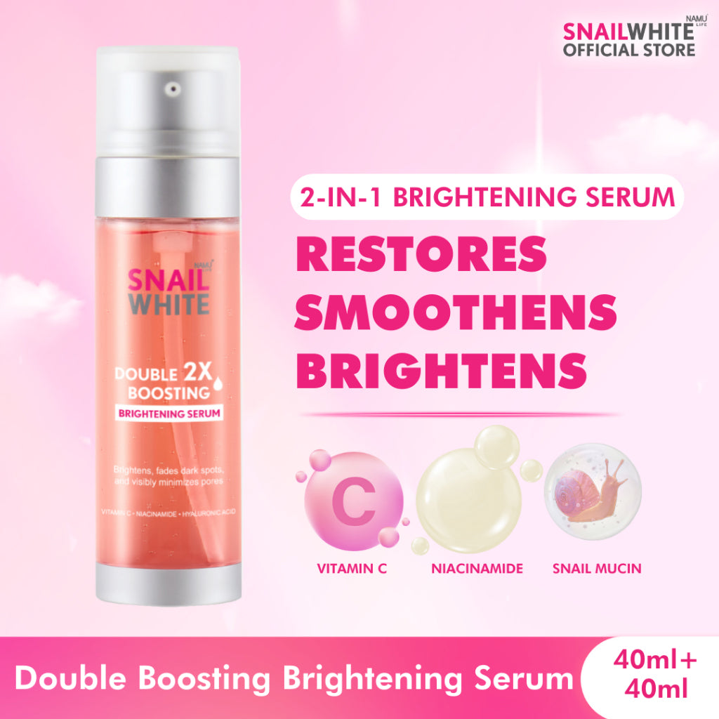 SNAILWHITE Double Boosting Brightening Serum | Bini Beauty NZ AU