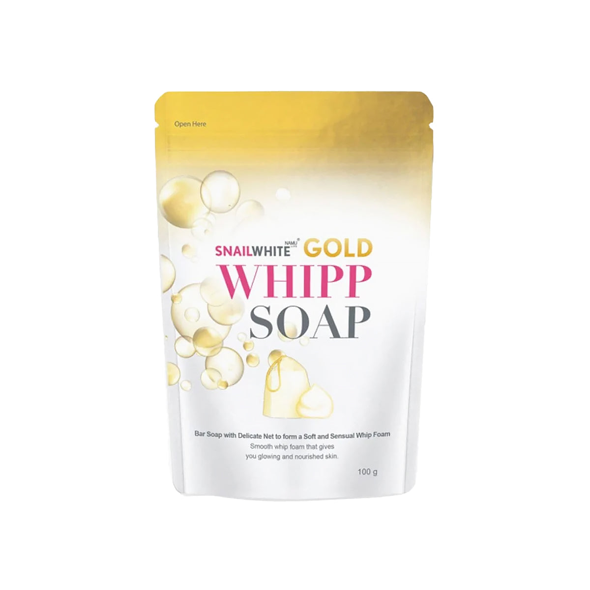 SNAILWHITE Whipp Soap Gold 100g | Bini Beauty NZ AU