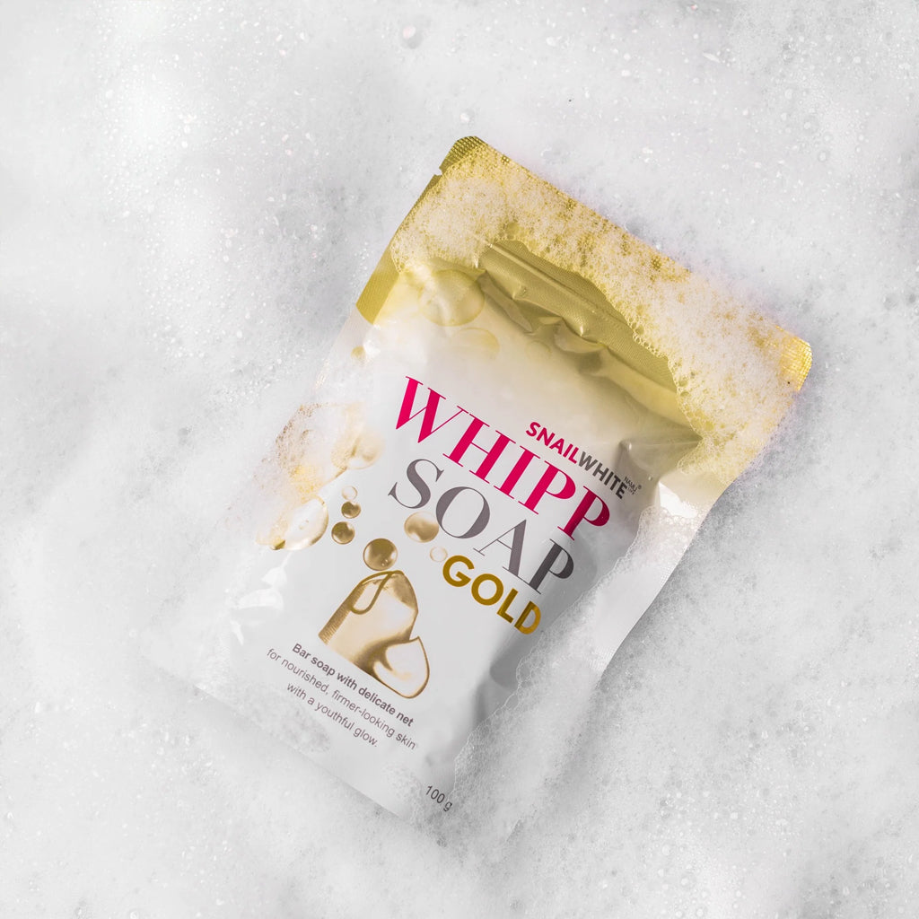 SNAILWHITE Whipp Soap Gold 100g | Bini Beauty NZ AU