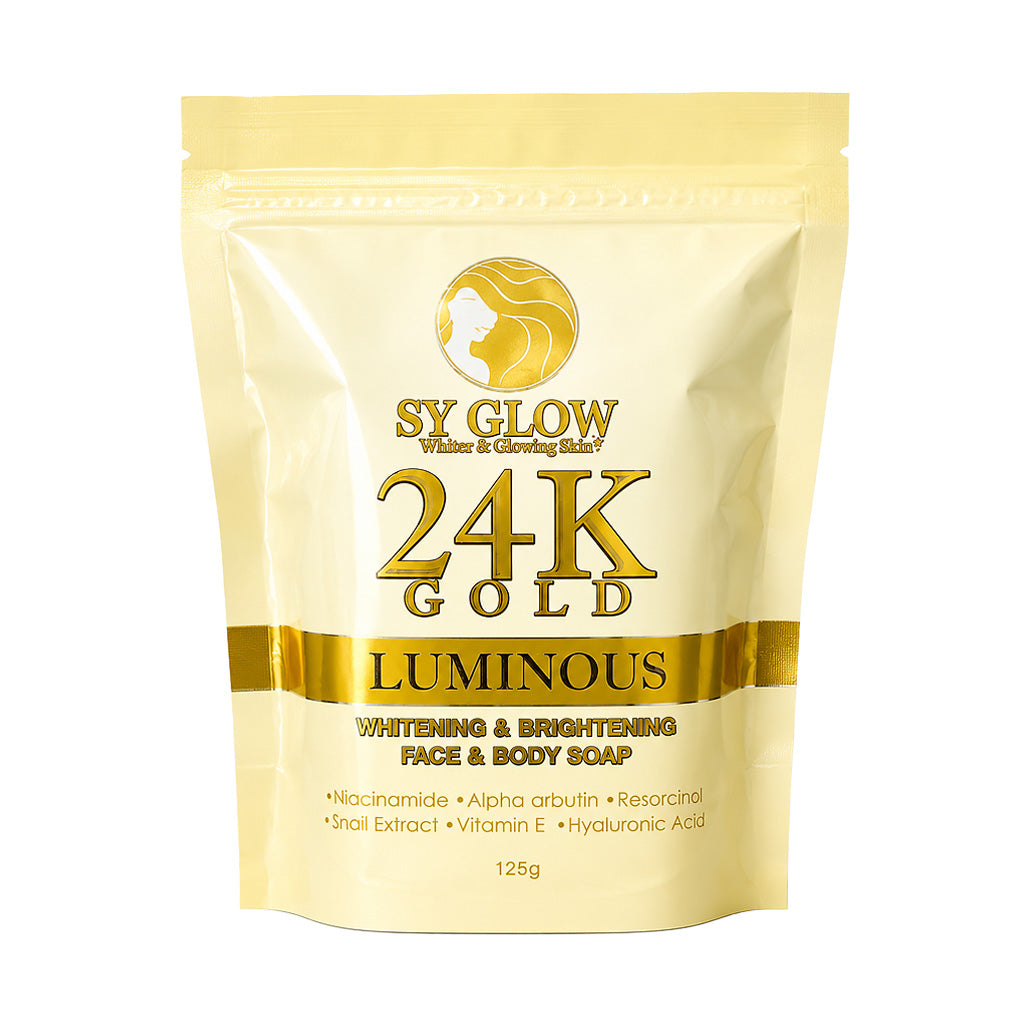 SY Glow 24K Gold Luxurious Whitening & Brightening Face & Body Soap 125g