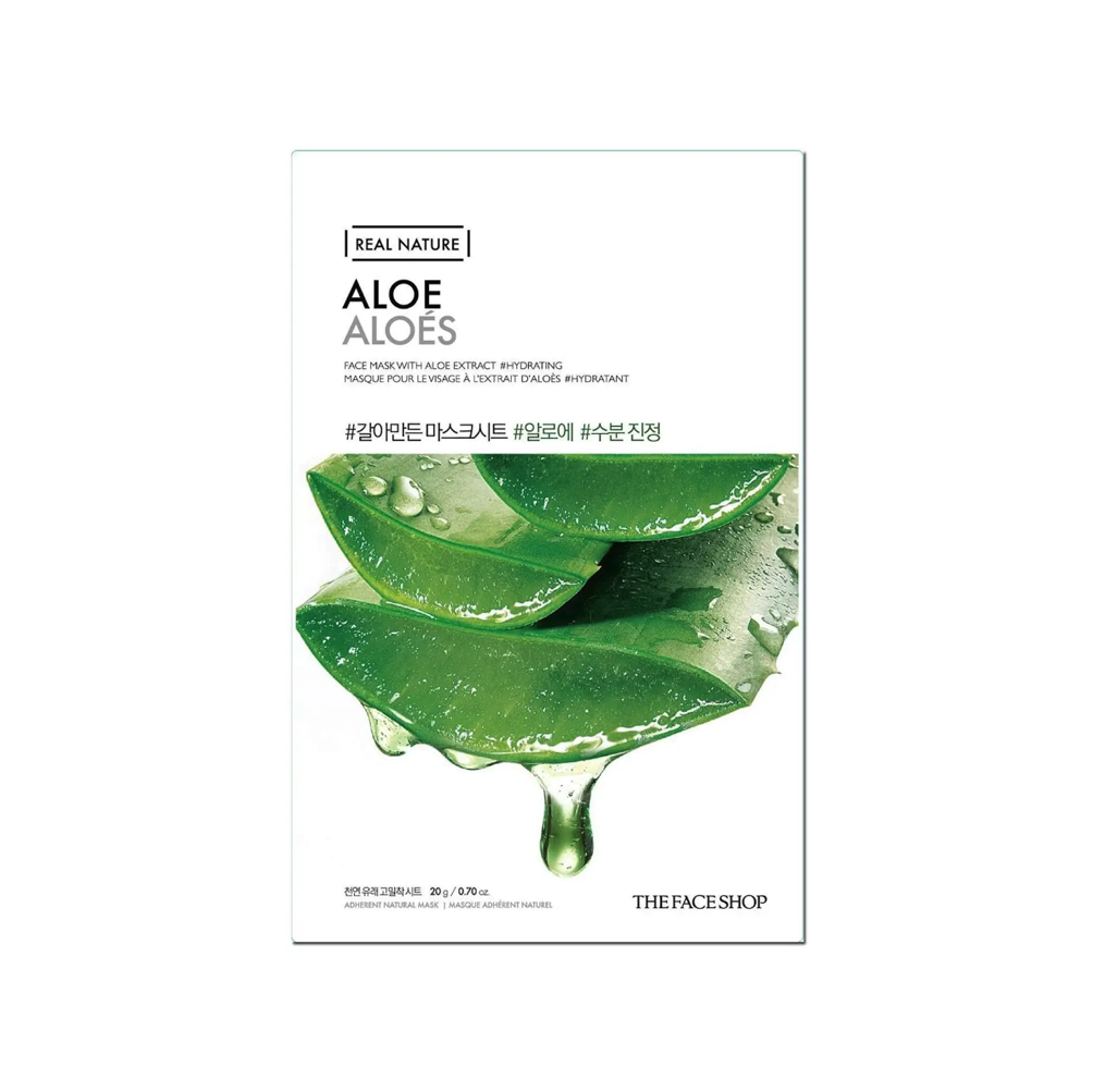 The Face Shop Real Nature with Aloe Extract | Korean Skincare NZ