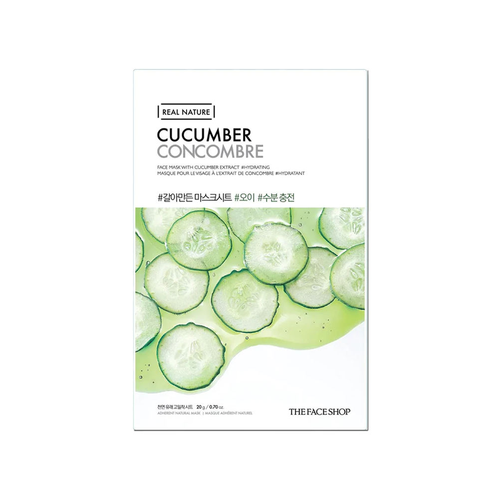 The Face Shop Real Nature with Cucumber Extract | Korean Skincare NZ