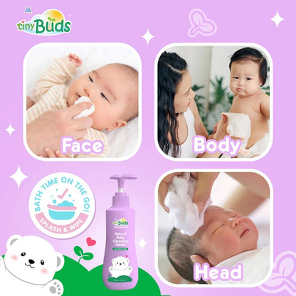 Tiny Buds Natural Baby Cleansing Splash 350ml | Bini Beauty AU NZ