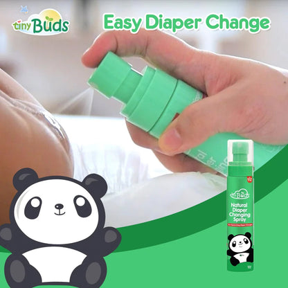 Tiny Buds Natural Diaper Changing Spray 120ml | Bini Beauty NZ AU