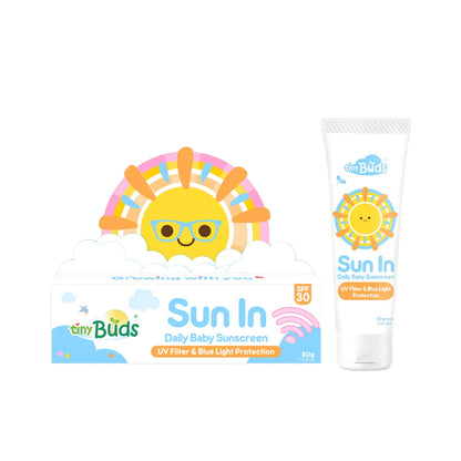 Tiny Buds Sun In Daily Baby Sunscreen SPF 30 | Bini Beauty AU NZ