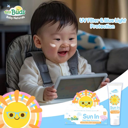 Tiny Buds Sun In Daily Baby Sunscreen SPF 30 | Bini Beauty AU NZ