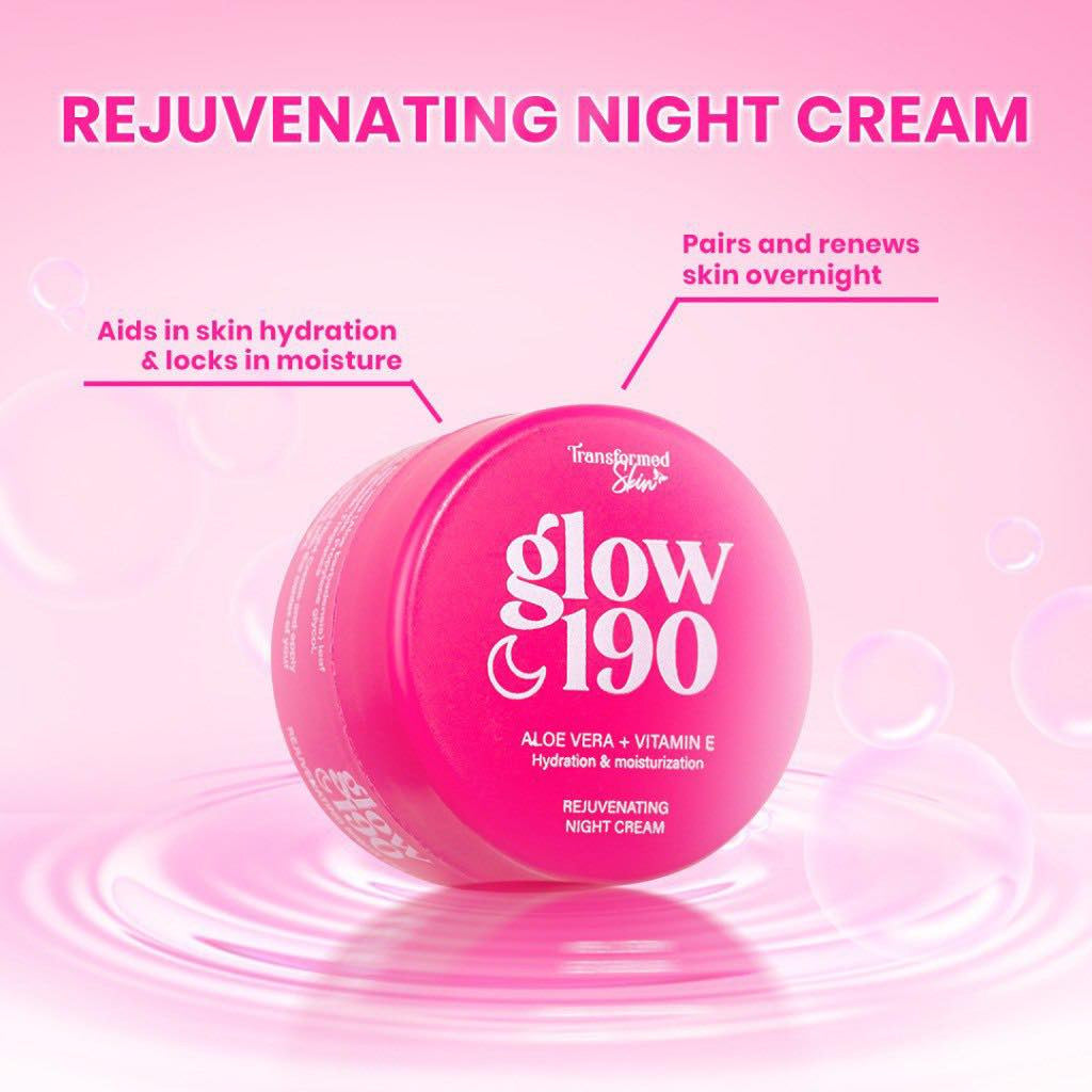 Transformed Skin Honest Glow 190 Rejuvenating Set: Rejuvenating Night Cream Benefits