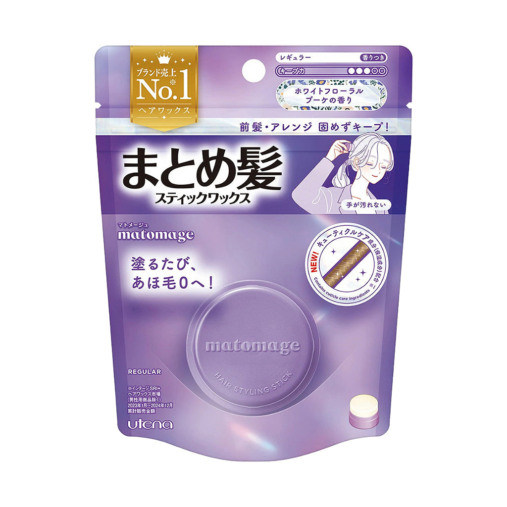 Utena Matomage Hair Styling Stick Regular Hold Floral 13g