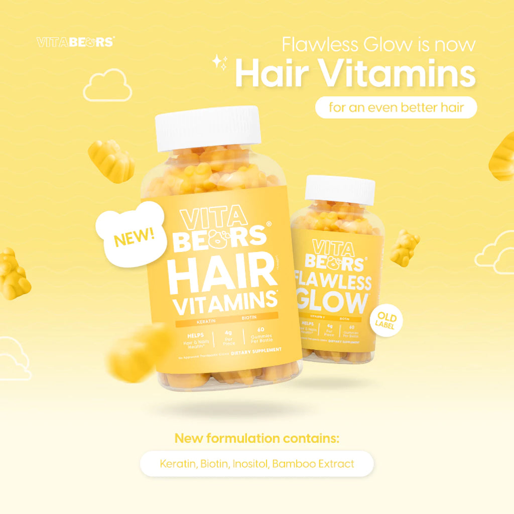 Vitabears Hair Vitamins new packaging