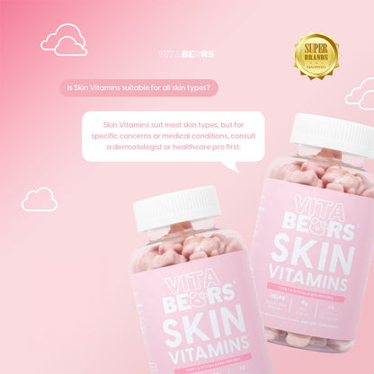 Vitabears Skin Vitamins Dietary Supplement | Bini Beauty