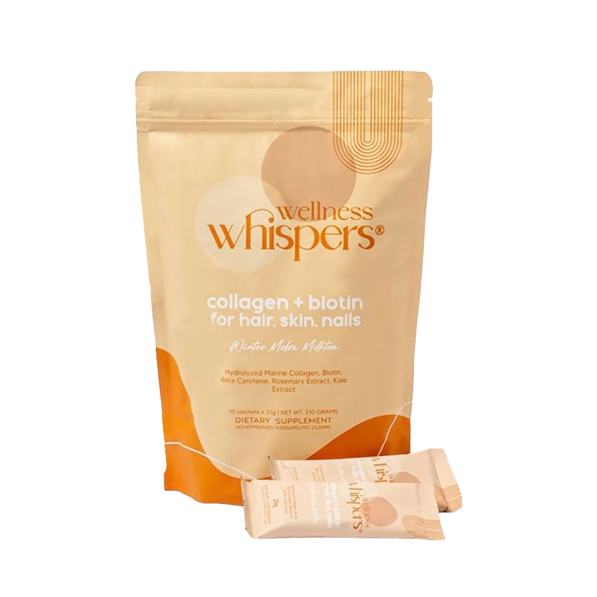 Wellness Whispers Collagen + Biotin Wintermelon Milktea | Bini Beauty