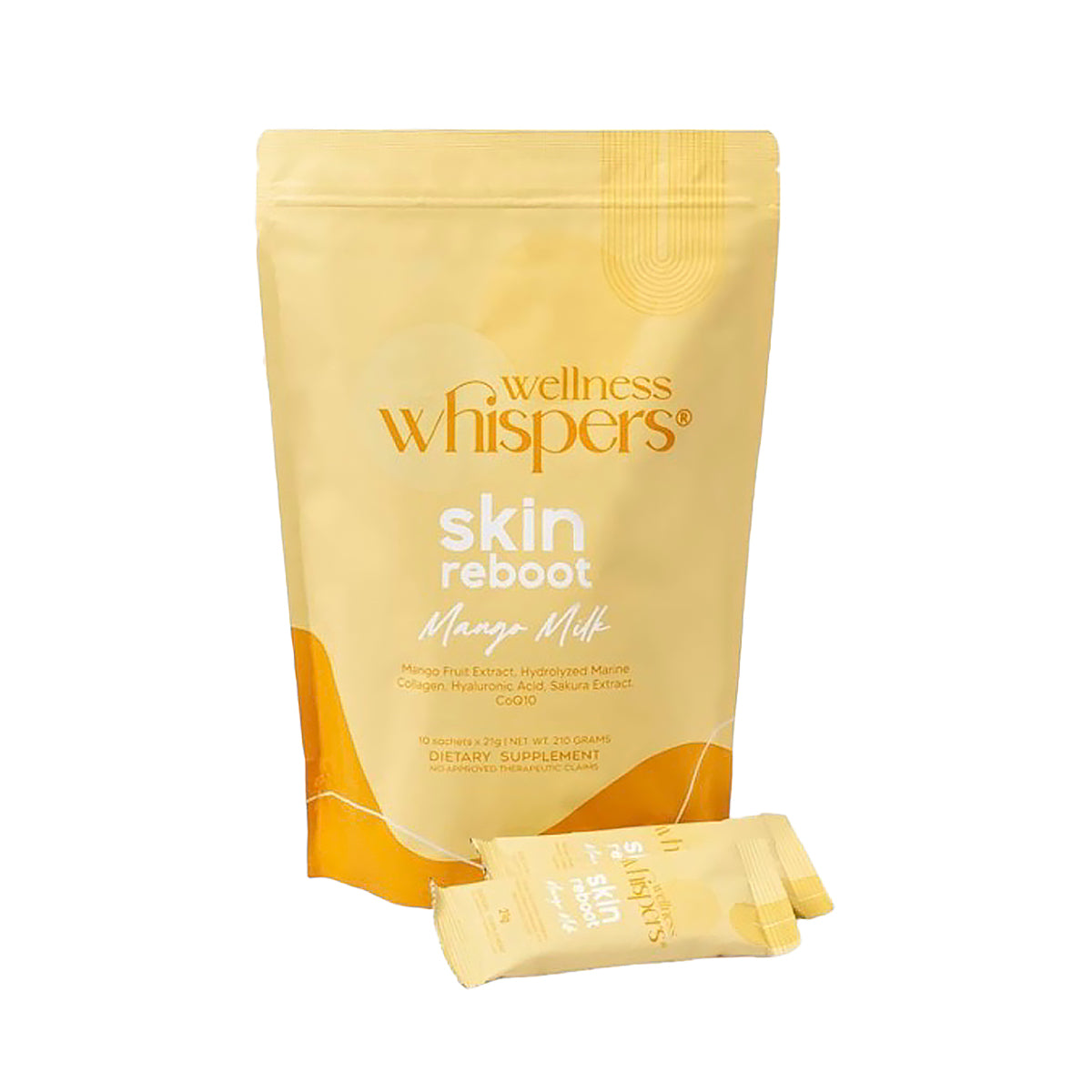 Wellness Whispers Skin Reboot Mango Milk | Bini Beauty NZ AU