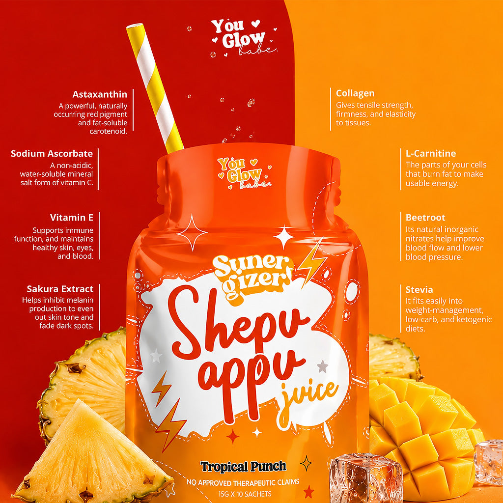 You Glow Babe Shepu Appu Juice Tropical Punch 15g x 10 Sachets