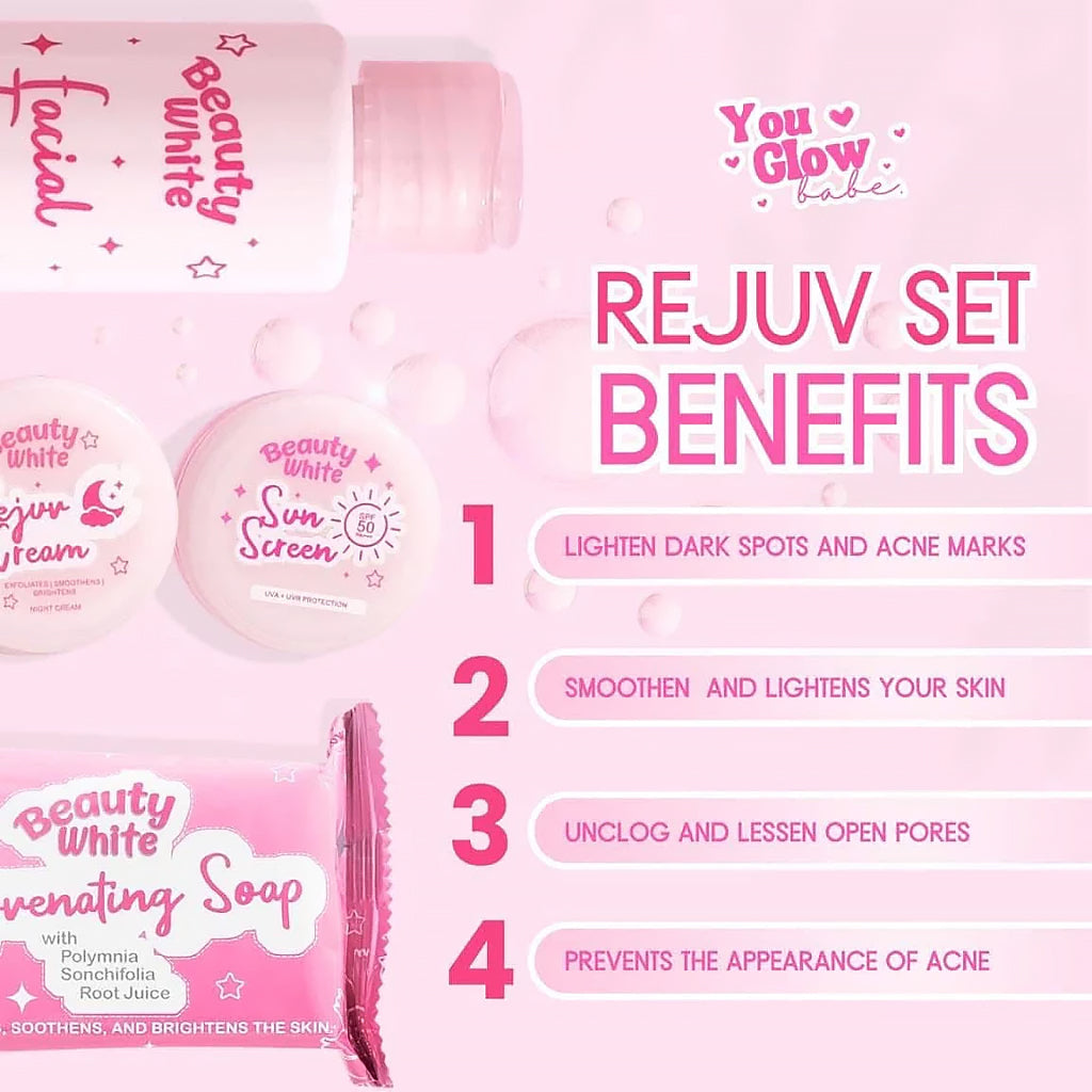 You Glow Babe Beauty White Rejuvenating Set benefits