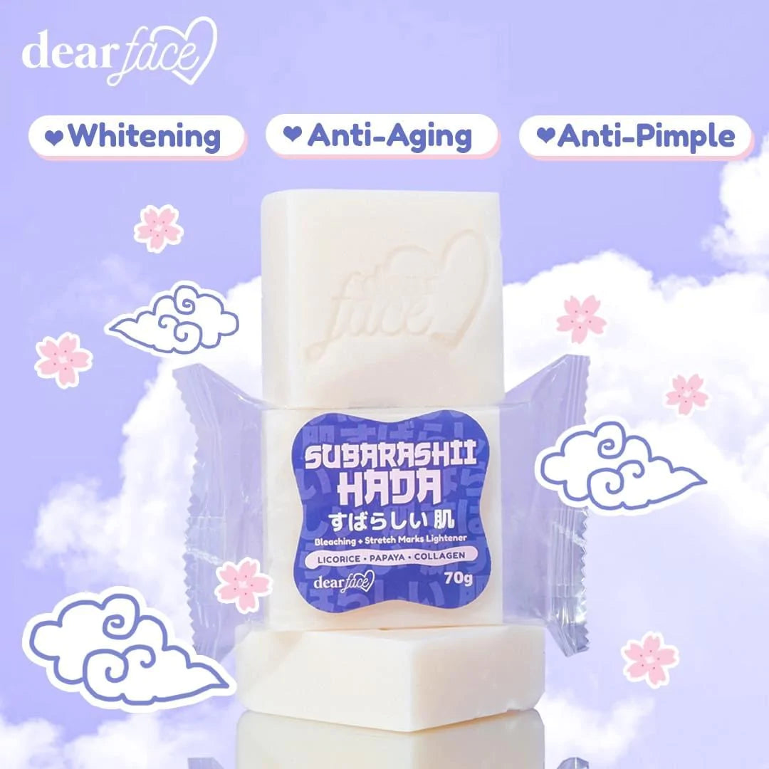 Dear Face Subarashii Hada Soap 70g