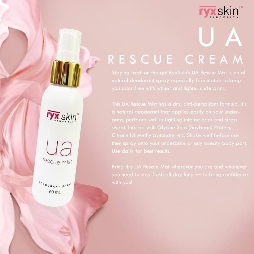RYX Skin Rescue UA Mist - Bini Beauty NZ description