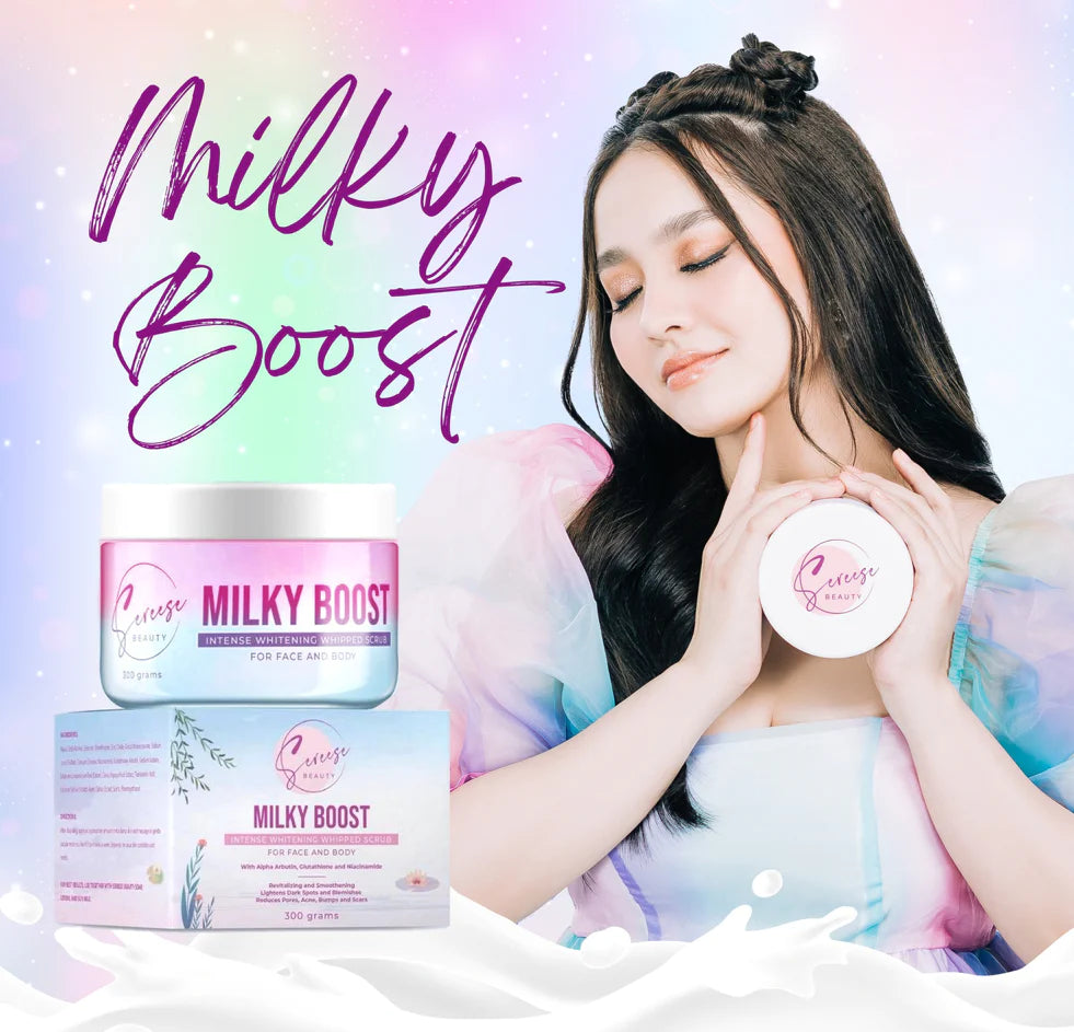 Sereese Beauty Milky Boost Intense Whitening Whipped Scrub