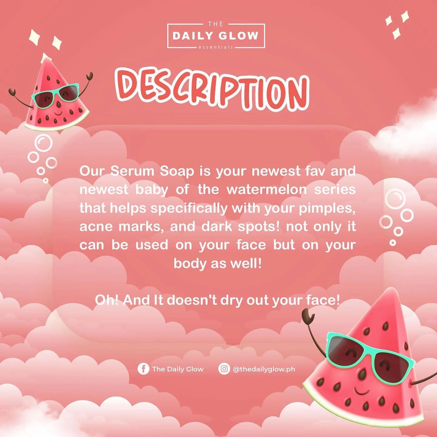 The Daily Glow Watermelon Serum Soap