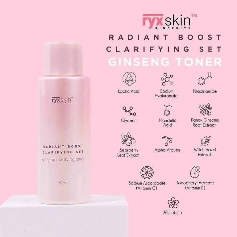 RYX Skin Radiant Boost Clarifying Set Filipino Beauty Products NZ – Bini  Beauty NZ