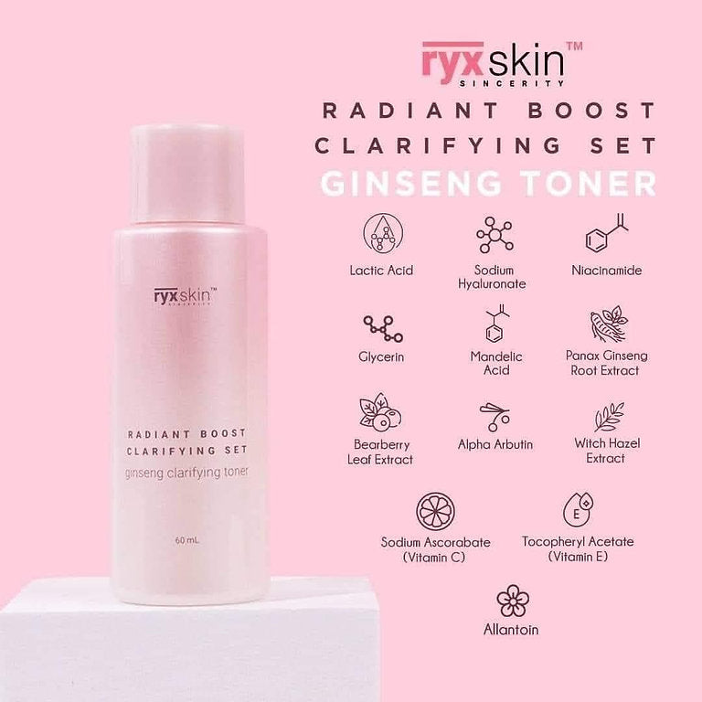 RYX Skin Radiant Boost Clarifying Set | Filipino Beauty Products NZ ...