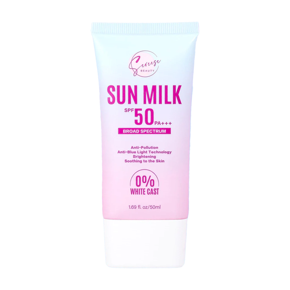 Sereese Beauty Sun Milk SPF50 PA+++ 0% White Cast | Filipino Beauty